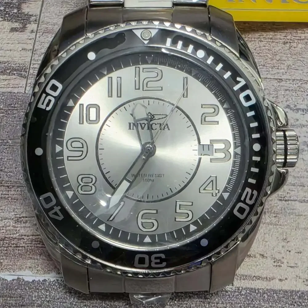 Invicta 16010 Men's S1 Rally Quartz Chrono Stainless Steel Watch Needs Battery